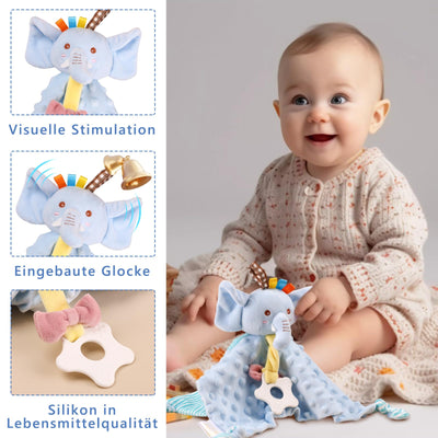 Coffret pour bébé, ensemble 7 en 1 : comprenant une grenouillère, une couverture, une couverture de sécurité, un bonnet pour bébé, des gants pour bébé, un noeud