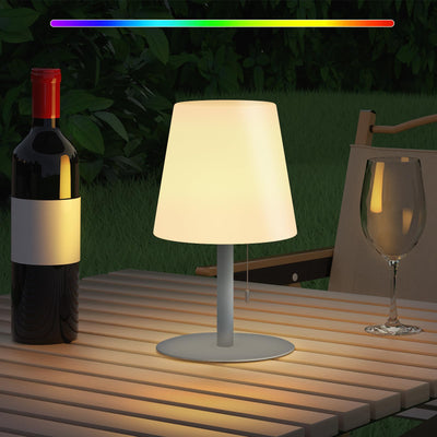 LED Outdoor Table Lamp with 8 Colors Cordless Lamp