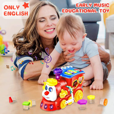 Funny car with music/light children's toy early learning toy for toddler