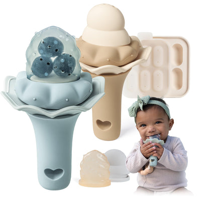 Babysauger mit Gefrierfach + Beißhilfe