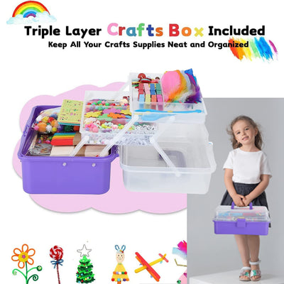 Craft kit children,  DIY craft kit children, craft supplies scrapbooking, craft supplies for children craft kit