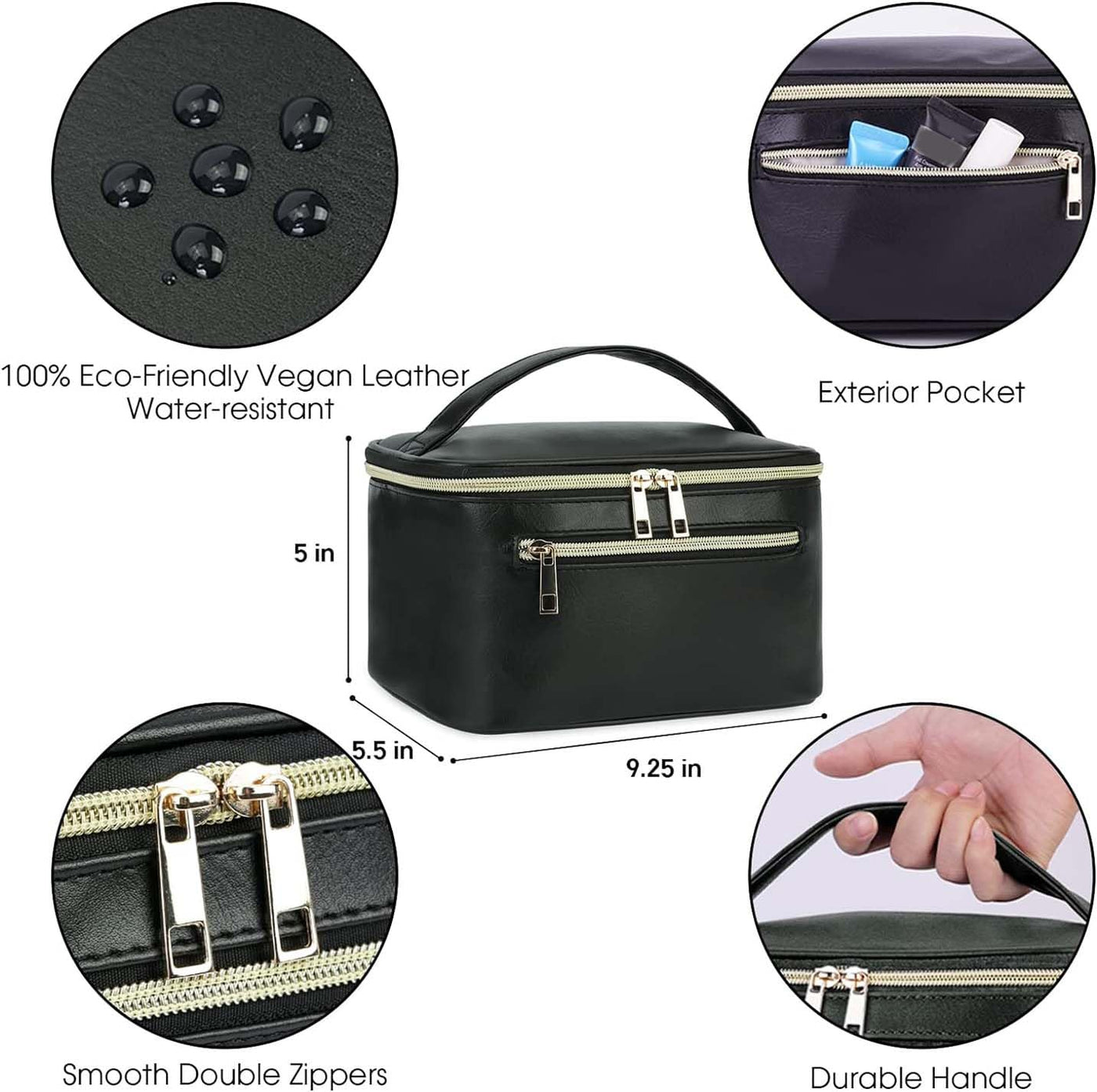 Sac de maquillage de voyage grand sac de maquillage