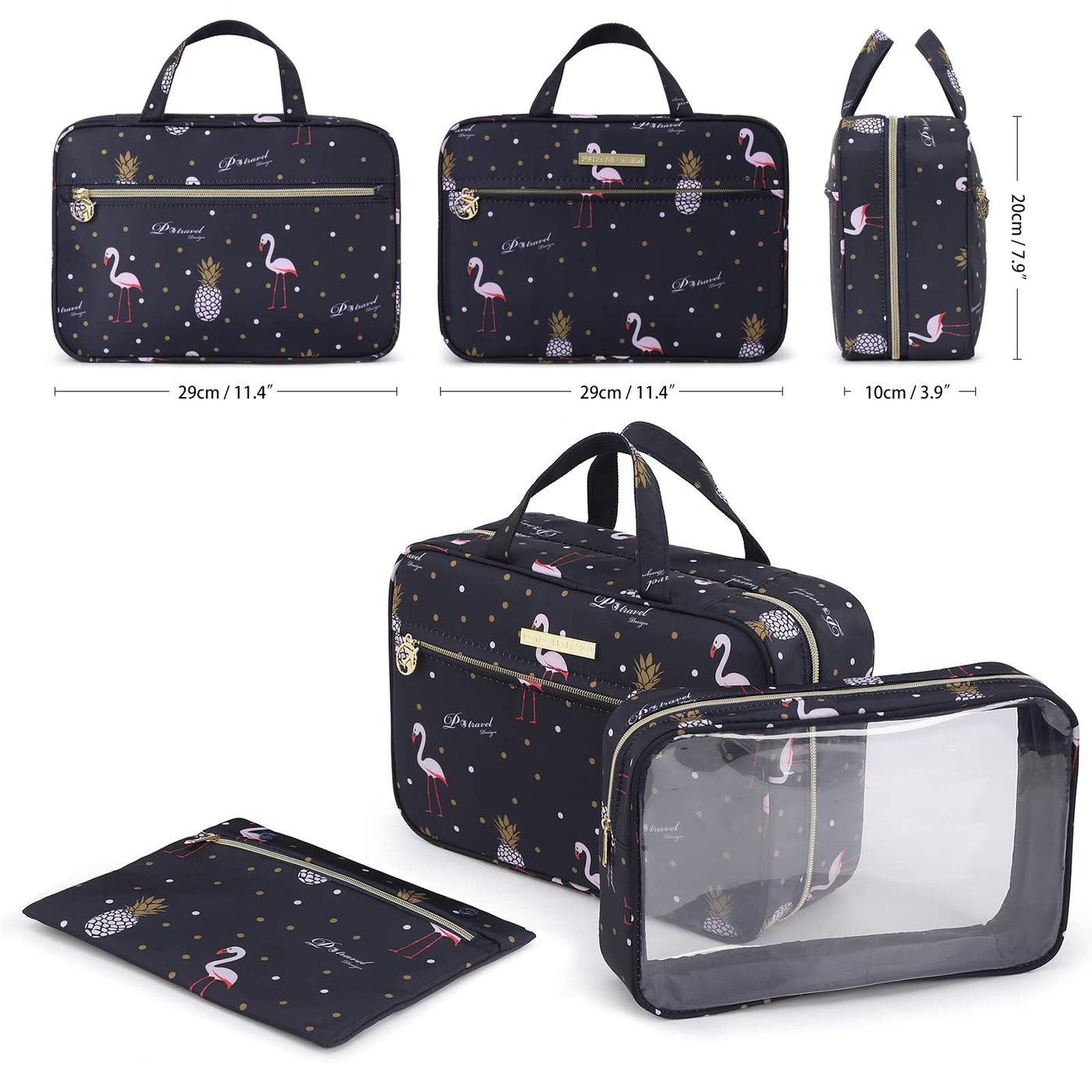 Toiletry bags to hang up Travel toiletry bag Large waterproof cosmetic bag