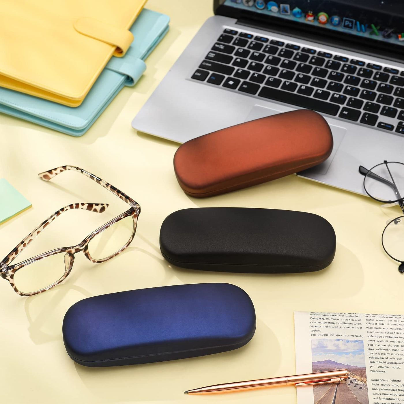 3 pieces glasses case, glasses hard case