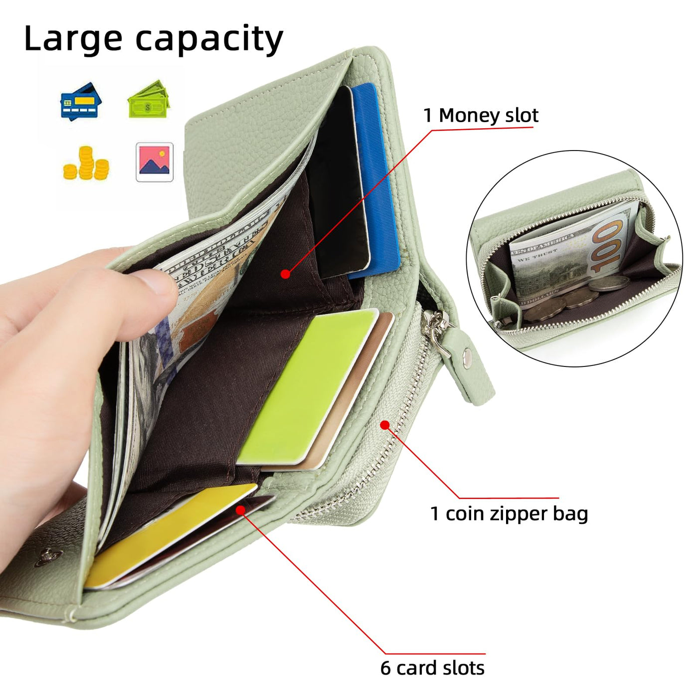 Leather Small Wallet