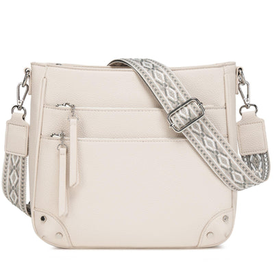 Sac à bandoulière Sac à main moyen Sac à bandoulière en cuir PU Sac à bandoulière Sac à bandoulière