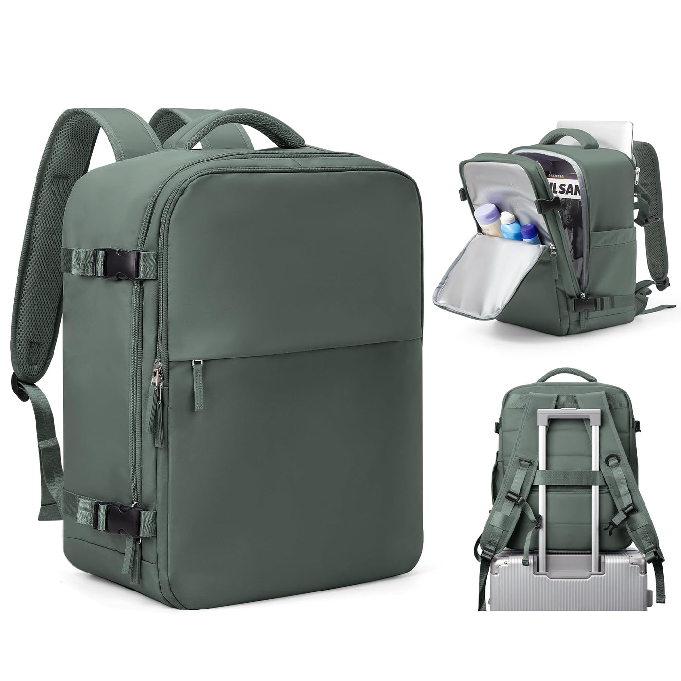 Sac à dos de voyage pour bagage à main d'avion sac à dos pour bagage à main d'avion ordinateur portable étanche