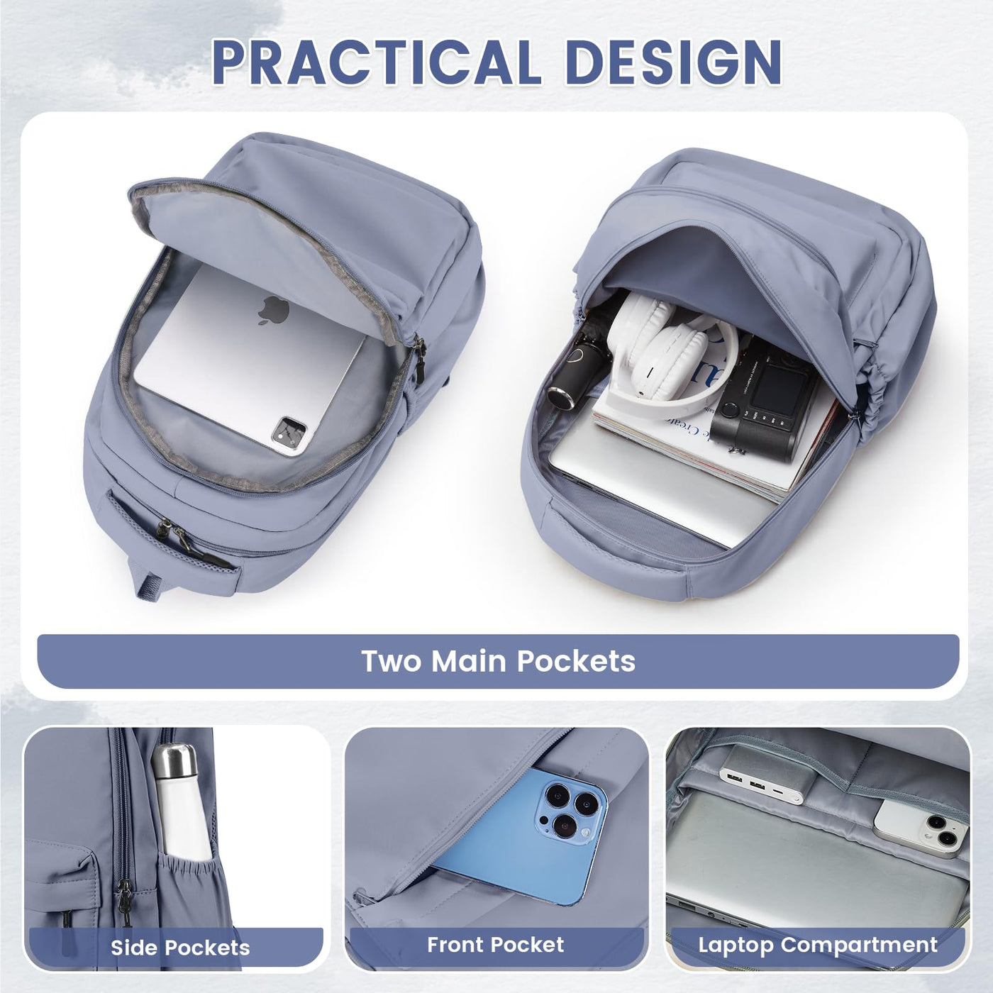 School backpack, lightweight school bags, waterproof school backpack for college school, casual backpack