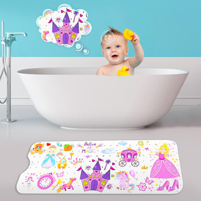 Tapis de bain pour enfants tapis de sol antidérapant pour salle de bain avec ventouses trous de drainage