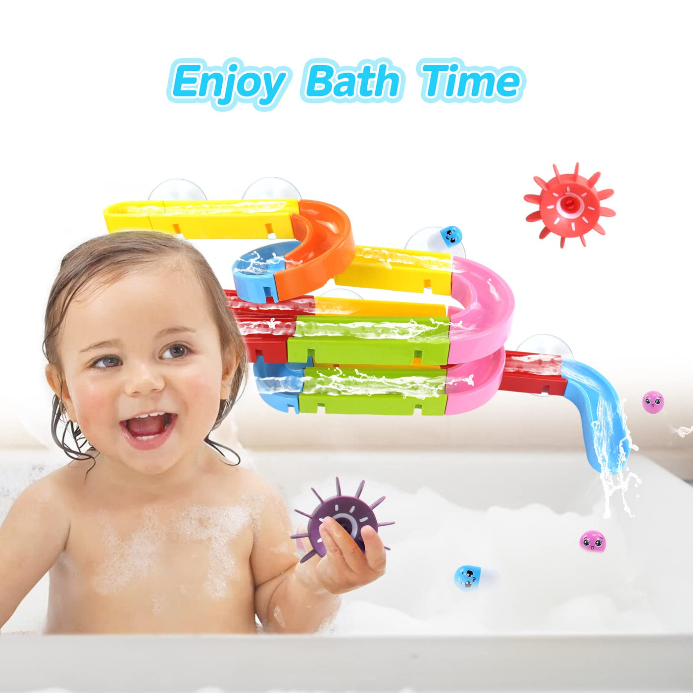 jouets de bain jouets de baignoire jouets pour enfants ,jouets d'eau pour enfants avec ventouses