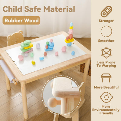 Home Kinderspieltisch, Maltisch für Kinder mit 3 klappbaren Aufbewahrungsboxen, Kindermöbel, Sandspieltisch, Sensory Table, höhenverstellbar & sicher für Kleinkinder ab 1 Jahr