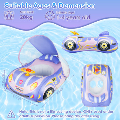 Babyschwimmring mit Sonnendach