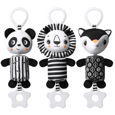 Stroller toy, 4pcs hanging rattle toy, baby hanging toy, newborn car seat toy