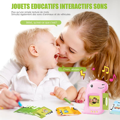 Flashcards sur l'expression orale Français pour les enfants d'âge préscolaire 112 feuilles 224 mots