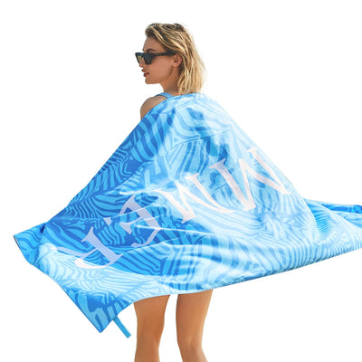 Serviette de plage Large, serviette en microfibre