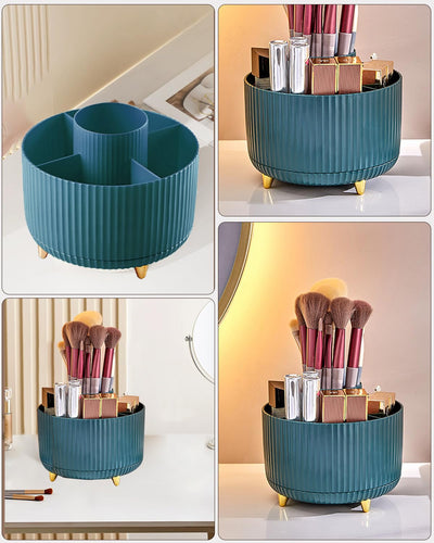 Cosmetic Makeup Organizer, 360°Rotatable Brush Organizer