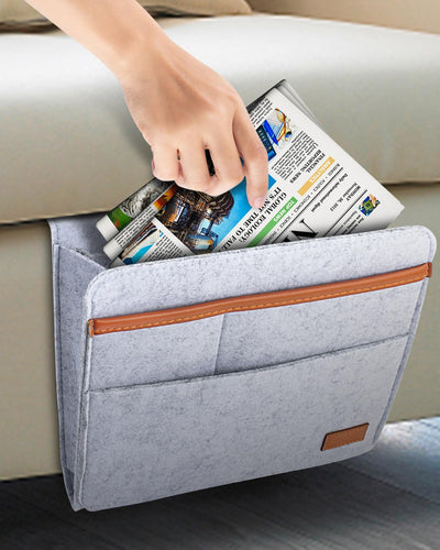 Bett Organizer Hook-in, Bett Tasche Hook-in dicken Filz Anti-Rutsch mit Schnalle