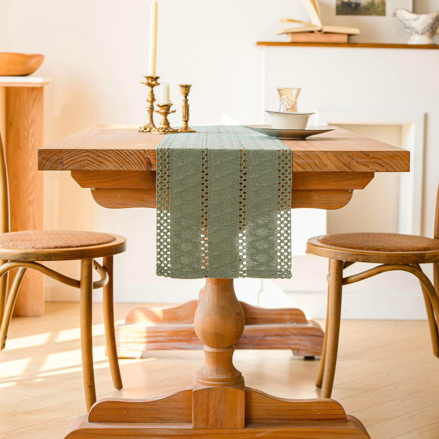Chemin de Table Boho Macramé