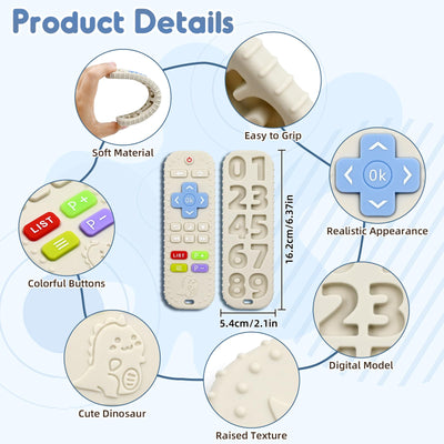 Anneaux de dentition, aide à la dentition télécommandée pour les bébés et les jeunes enfants