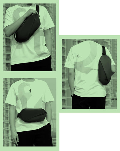 Grand Sac Banane-Cuir PU Imperméable Sport Voyage Voyage Jogging Sac Ventral Imperméable Randonnée Antivol Élégant