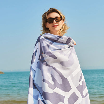 Serviette de plage Large, serviette en microfibre
