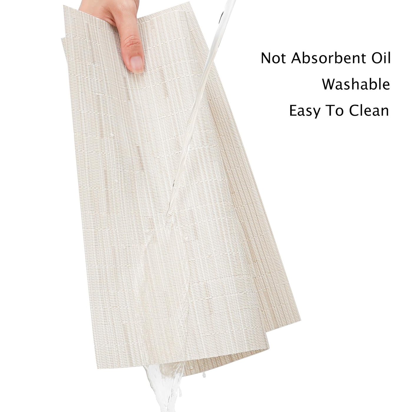 Set de 6 sets de table lavables, sets de table tissés antidérapants résistants à la chaleur