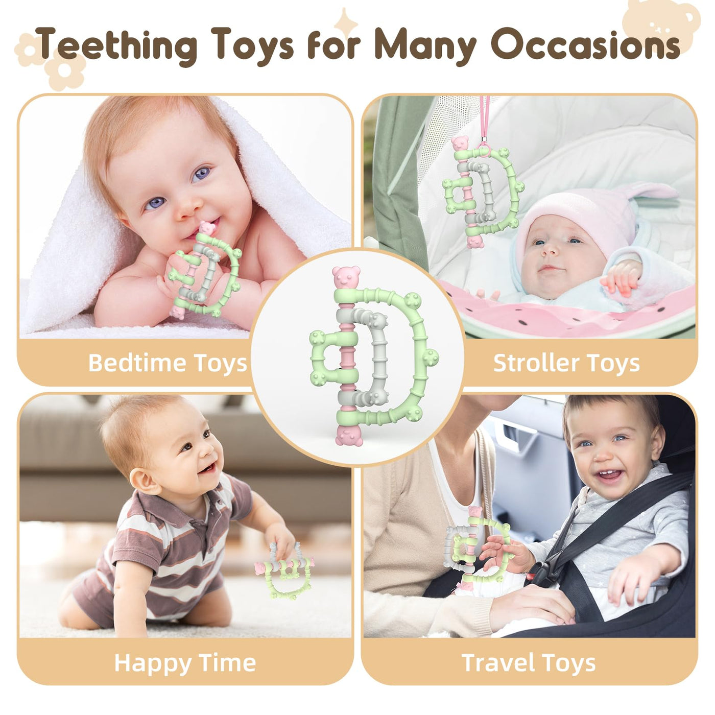 Beißringspielzeug für Babys