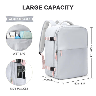 Sac à dos de voyage pour bagage à main d'avion sac à dos pour bagage à main d'avion ordinateur portable étanche