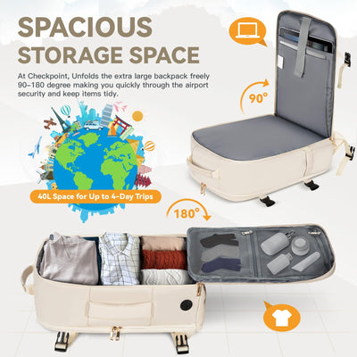 Hand Luggage Airplane Travel Backpack, Hand Luggage Backpack