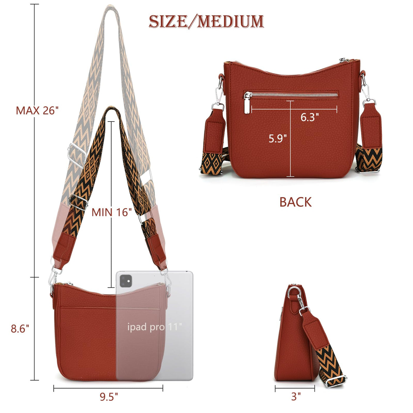 Handbag Medium bag Shoulder bag Large Crossbody bag