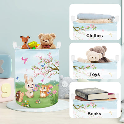 Baby laundry basket Clothes storage basket for children's room