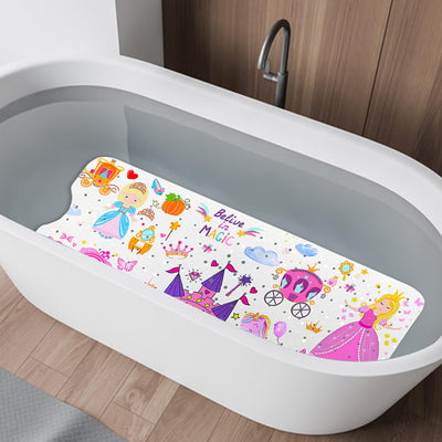 Tapis de bain pour enfants tapis de sol antidérapant pour salle de bain avec ventouses trous de drainage