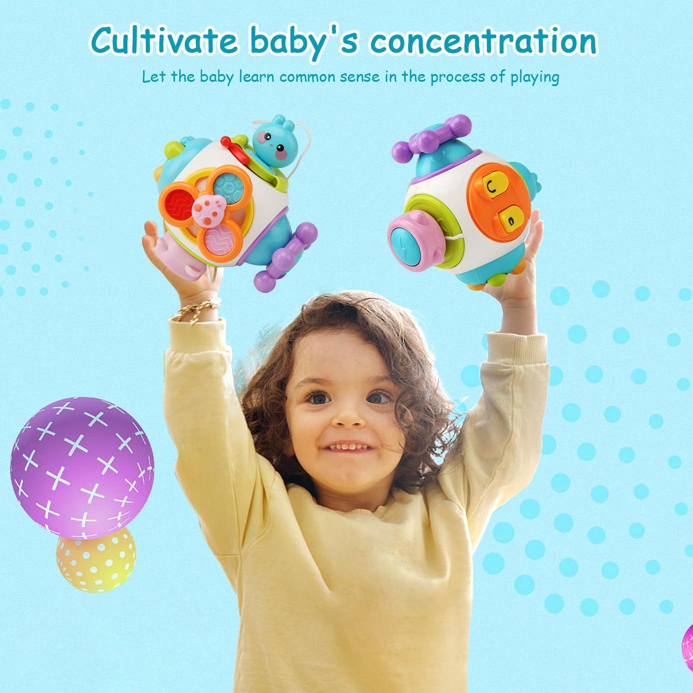 Busy Activity Cube,Baby motor activity cube