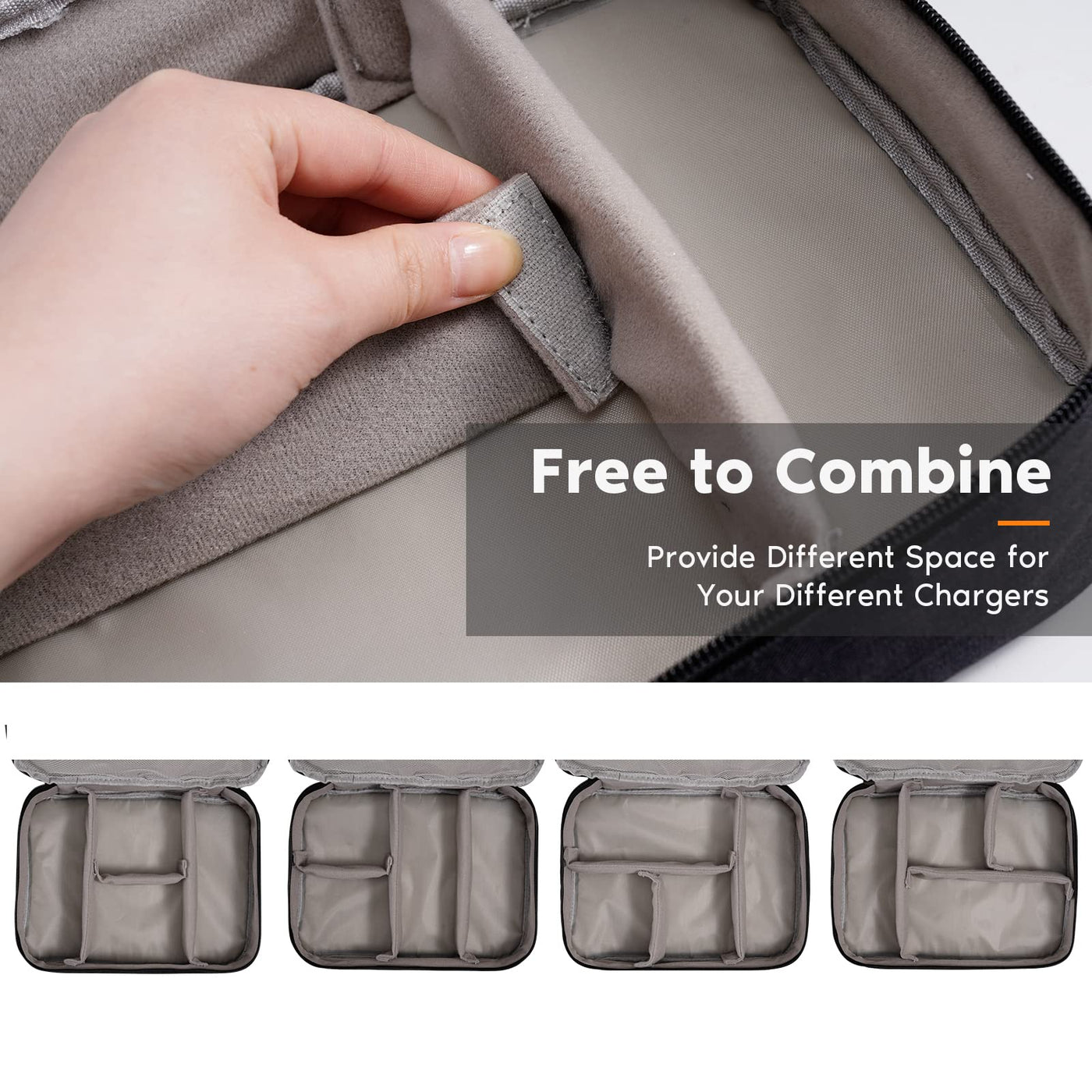 Cable bag Cable organizer Cable case Electronic accessories Organizer bag Universal bag for bag accessories