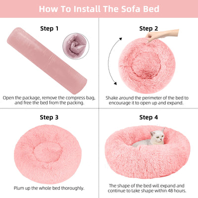 Cat Beds for Indoor Cats, Dog Bed for Small Melium Large Dogs