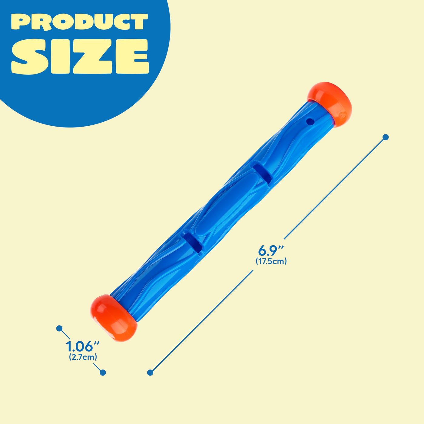 Pieces of diving sticks, water toys