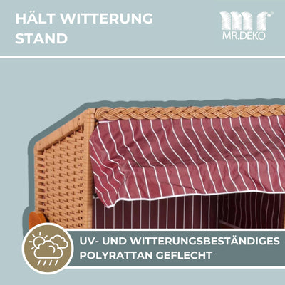 chaise de plage pour chien, osier PE avec housse de protection pour jardin, patio, salon, panier de plage, panier pour chien