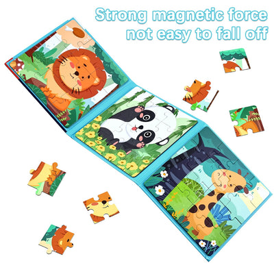 Children's puzzle magnetic puzzle lion puzzle for children puzzle