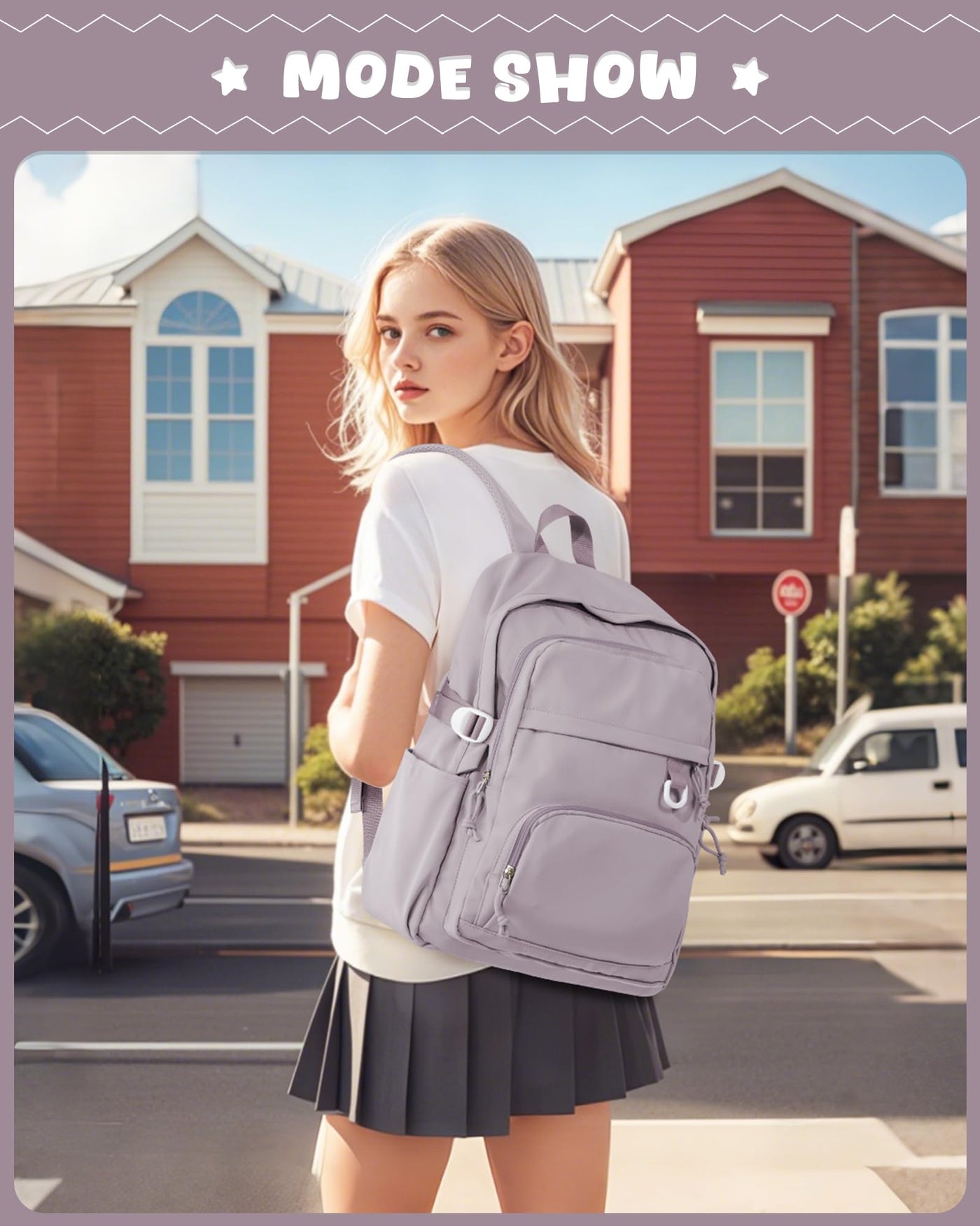 Leichter Schulrucksack Teenager, Rucksack Univcersity