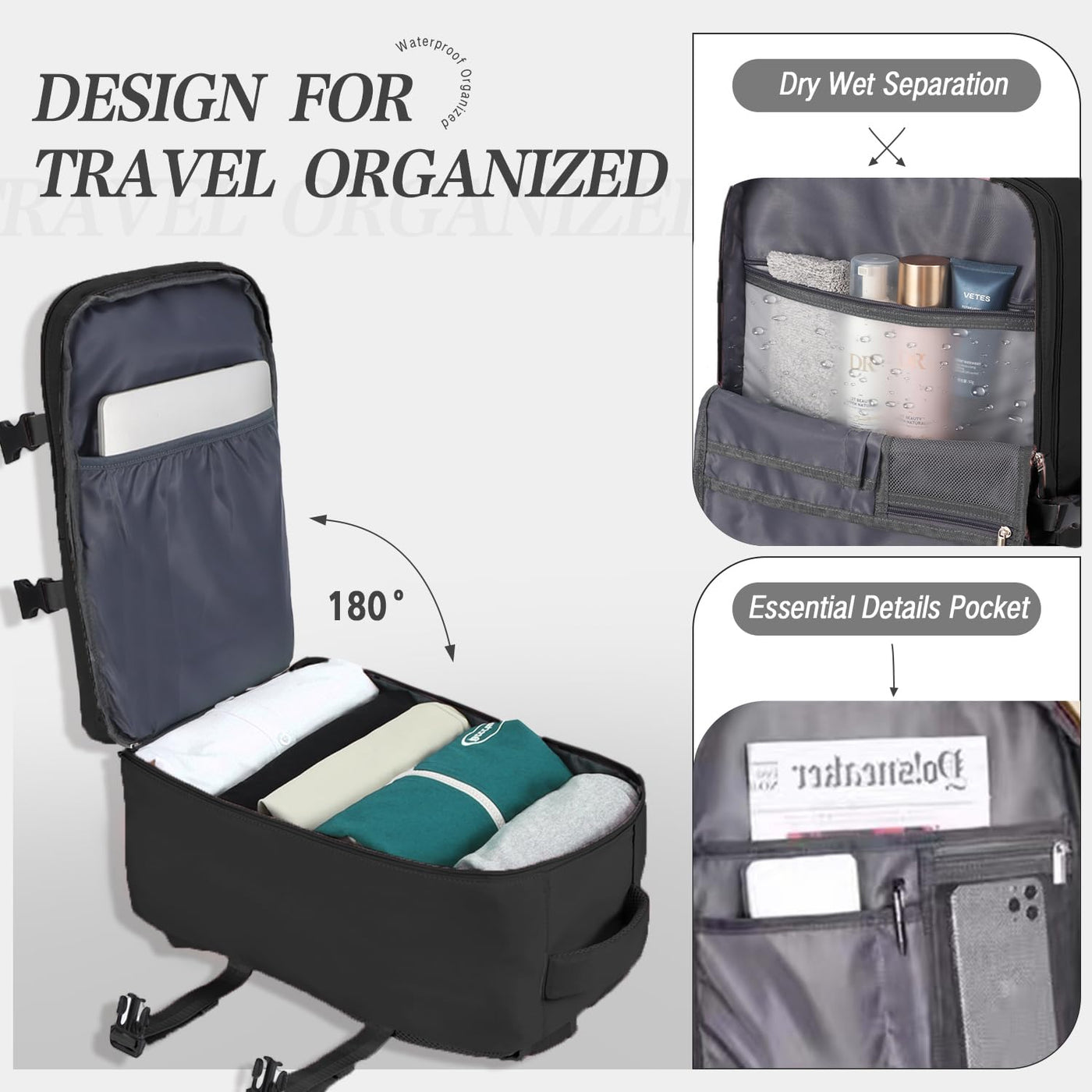 Backpack Hand Luggage Airplane Travel Backpack Carry On Luggage Travel Backpack