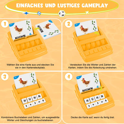 Jeux d'apprentissage des lettres cadeau inscription à l'école