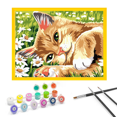 Peinture par numéros pour enfants avec cadre