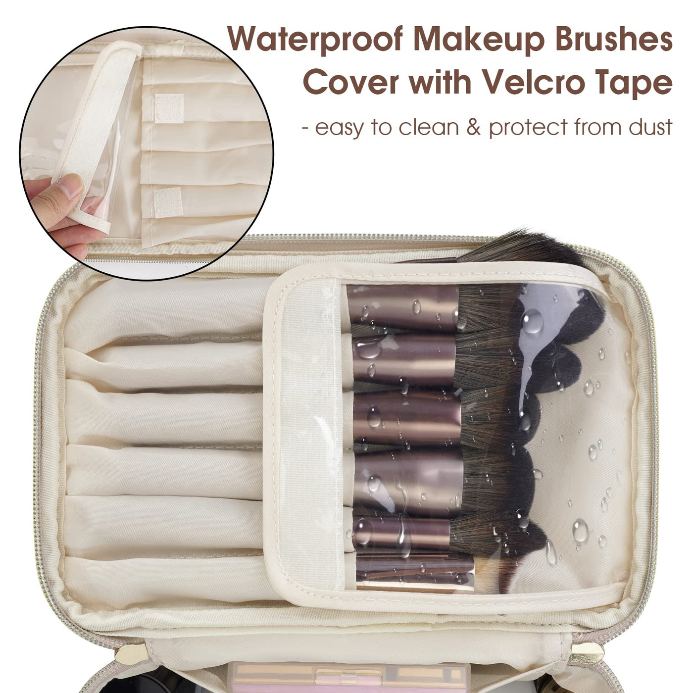 Sac de maquillage de voyage grand sac de maquillage