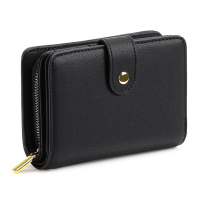 Wallet Zipper with Coin Pocket & RFID Protection