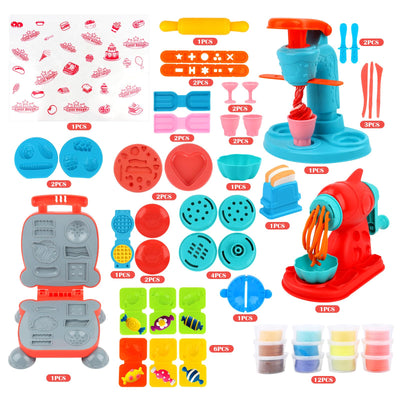 Plasticine set for children, DIY plasticine accessories Kitchen Creations