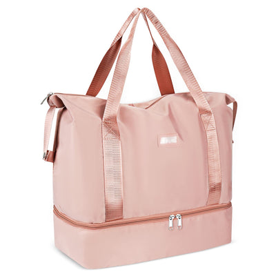 Sac de sport Sac de voyage pliable avec compartiment à chaussures et compartiment humide, hydrofuge