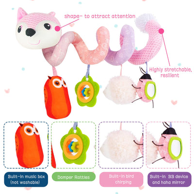 Kinderwagen Spielzeug für Babys - Spirale Kinderwagen hängen Spielzeug für Autositz & Baby mobile Kinderwagen Krippe