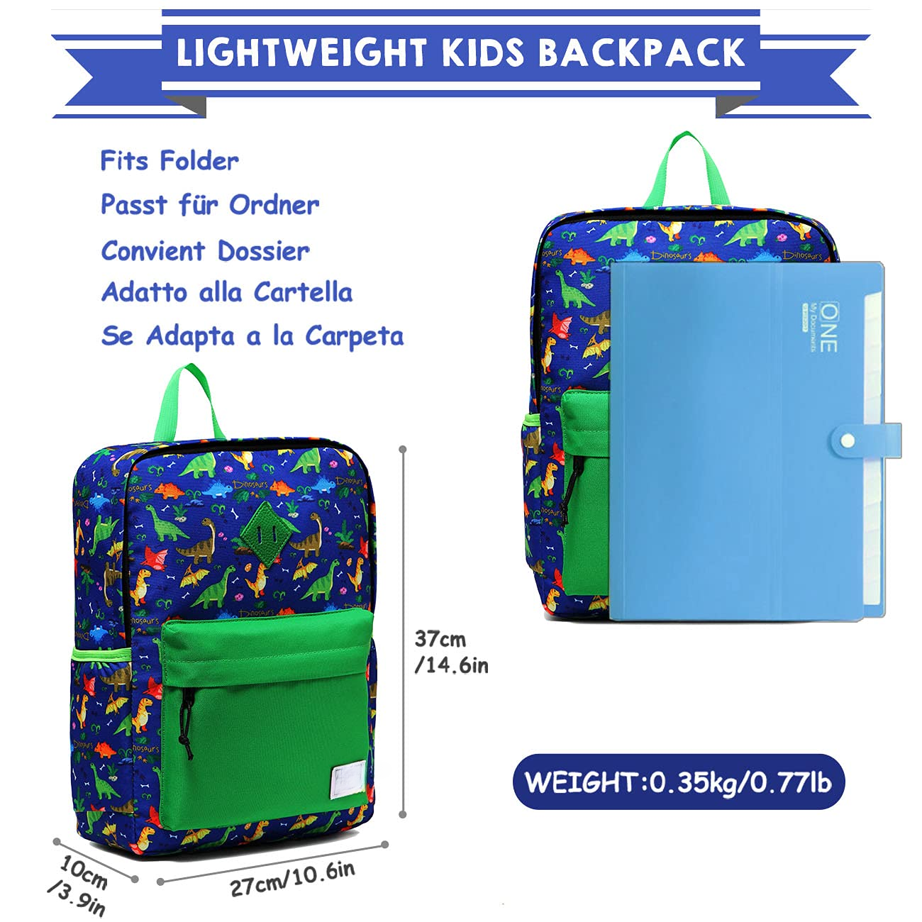 Kinderrucksack, Niedlich Wasserabweisend Vorschule Kinder Rucksack Kindergarten Kleinkind Rucksack