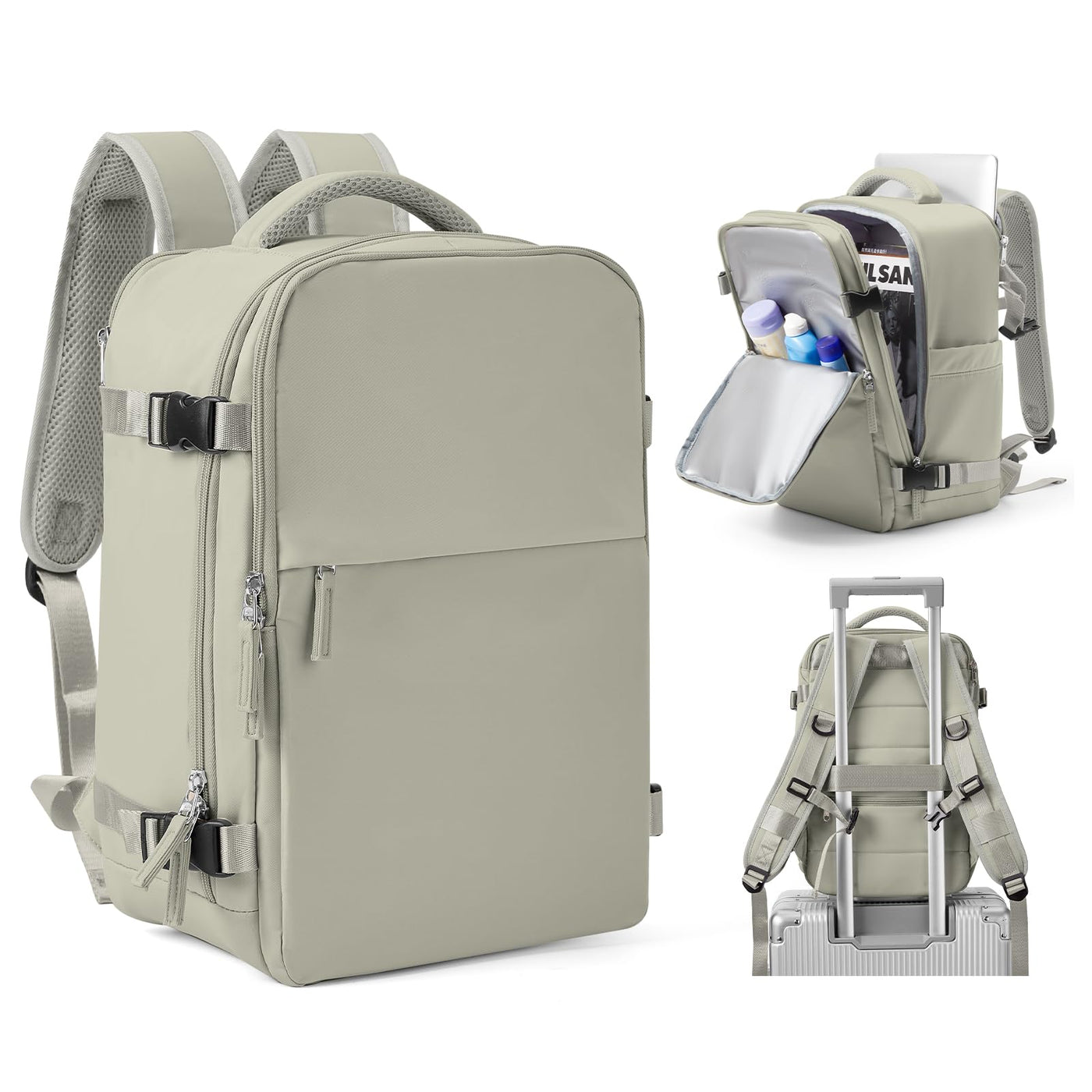 Sac à dos pour avion Bagage à main Sac à dos Cabine Sac à dos étanche pour ordinateur portable Sac à dos de voyage