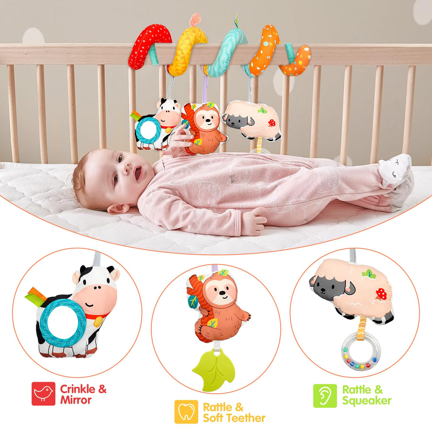 Jouet pour poussette Jouet pour siège auto